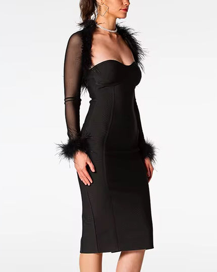 Robe à la hauteur de Joelho avec garde-robe et déco cœur