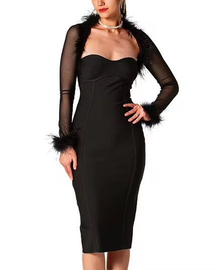 Robe à la hauteur de Joelho avec garde-robe et déco cœur