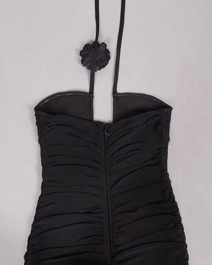 Vestido com corpete Scheer preto