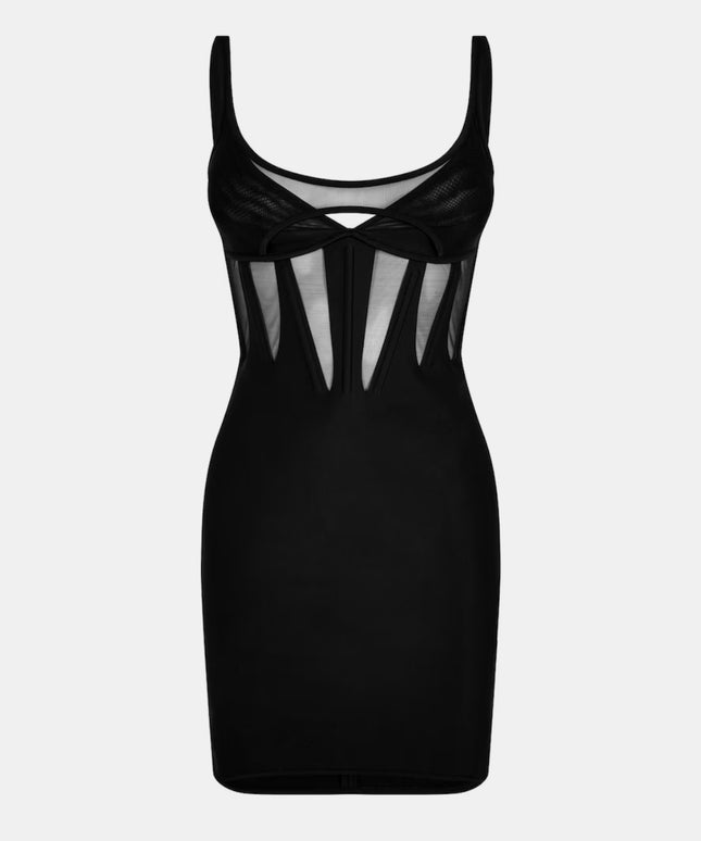 Vestido curto justo, elegante e sexy